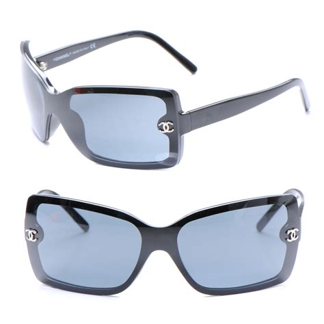 chanel sunglasses 5065|CHANEL CC Logo Sunglasses Clear 5065 Black .